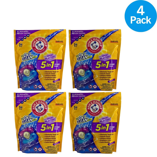 Arm & Hammer OxiClean Odor Blasters 24 Ct 4 Pack New