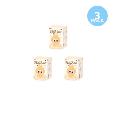 POP MART LABUBU Have a Seat 3 Pack Blind Box Vinyl Plush Collectible Figures