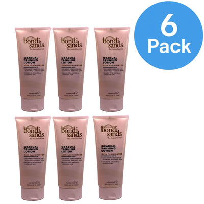 Bondi Sands Gradual Tanning Lotion Skin Illuminator - 5.07oz - 6 Pack Bundle