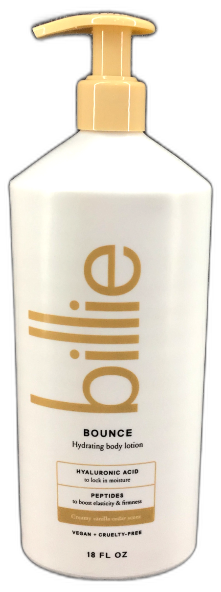 Billie Bounce Creamy Vanilla Cedar Hydrating Body Lotion 18oz Pack of 1 New