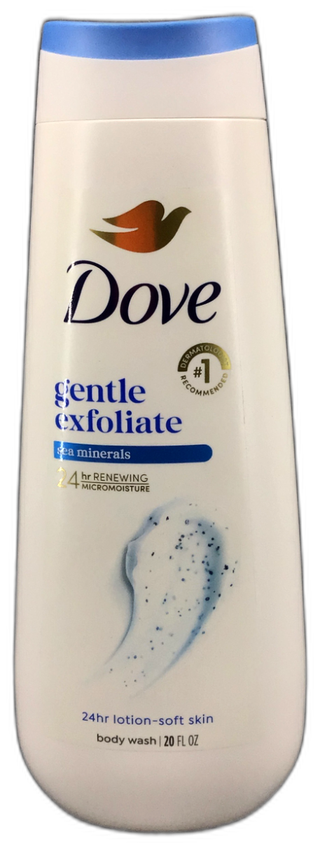 Dove Body Wash Gentle Exfoliate Pack of 1 New