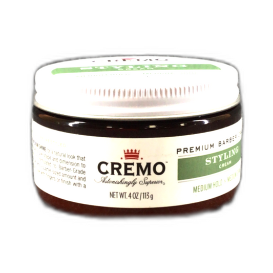 Cremo Styling Cream Medium Hold Medium Shine 4oz Pack of 1 New