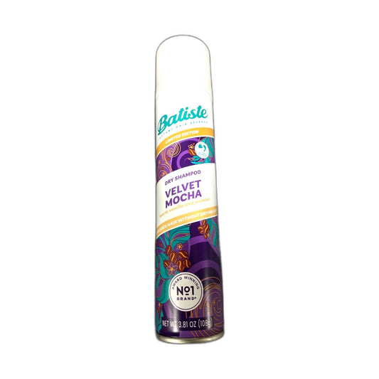 Batiste Dry Shampoo Velvet Mocha 3.8oz Pack of 1 New