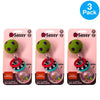 Sassy Spin Shine Rattle Baby Toy 3 Pack - colorful sensory STEM toys with spinning and shining features for infant development