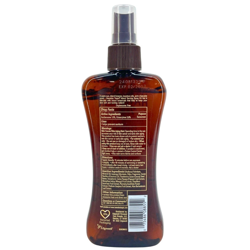 Hawaiian Tropic Island Tanning Sunscreen Oil Spray SPF 6 8oz 7 Pack Exp 02/2027