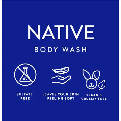 Native Body Wash Sea Salt & Cedar 18 fl oz – Pack of 2 – Sulfate-Free NEW 3