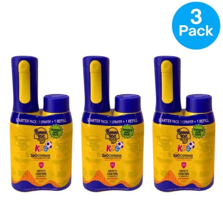 Banana Boat Kids SPF 50 Sunscreen Spray 11oz 3 Pack New