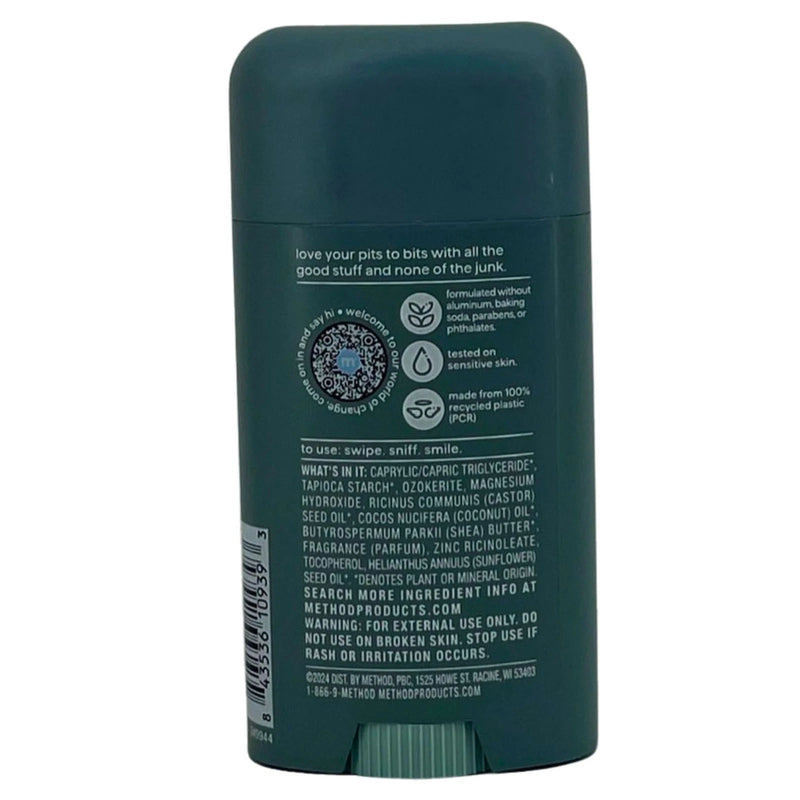 method men's deodorant sea + surf aluminum free 2.65 OZ 2 Pack New