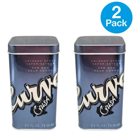 Curve Crush Cologne Spray for Men 2.5oz (2 Pack) 