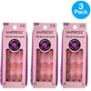 Kiss imPRESS Ditto Pink French Heart Press-On Nails 30 Count 3 Pack product display