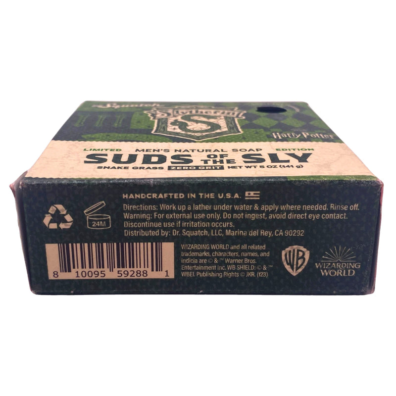Dr. Squatch Harry Potter Slytherin Suds of the Sly Men's Natural Soap 5 oz 8 Pac