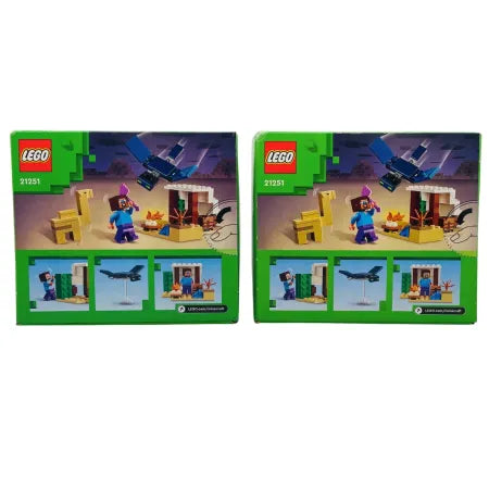 LEGO Minecraft Steve’s Desert Expedition 21251 75 pcs – 2 Pack – New 2