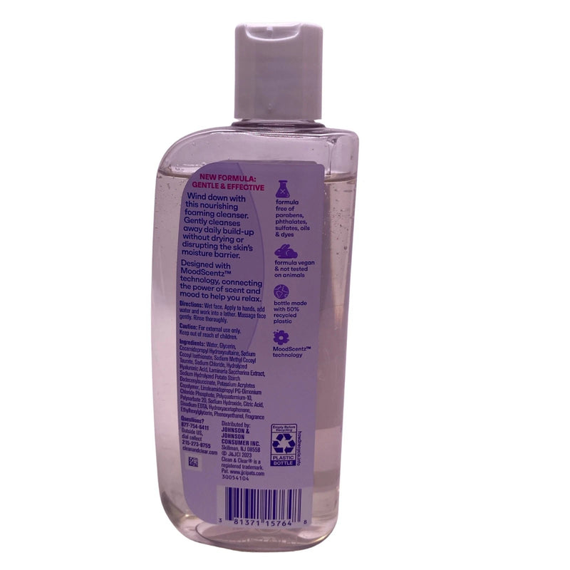 Clean & Clear Night Relaxing Facial Cleanser 8oz 3 Pack New