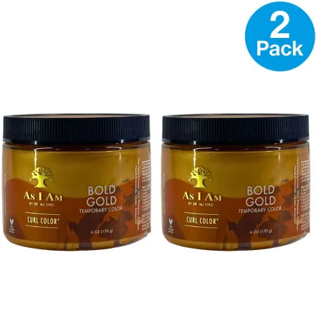 As I Am Curl Color Bold Gold 6 Oz 2 Pack New
