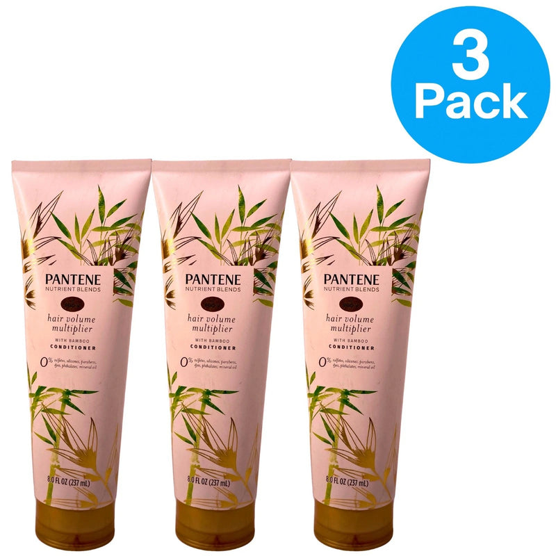 Pantene Nutrient Blends Hair Volume Multiplier with Bamboo Conditioner 8.0 oz
