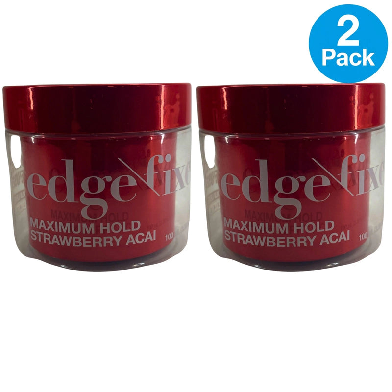 KISS Colors & Care Edge Fixer Maximum Hold Strawberry Acai 3.38 fl oz 100 mL