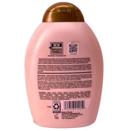 OGX Coconut Milk Shampoo 13 fl oz 3 Pack New