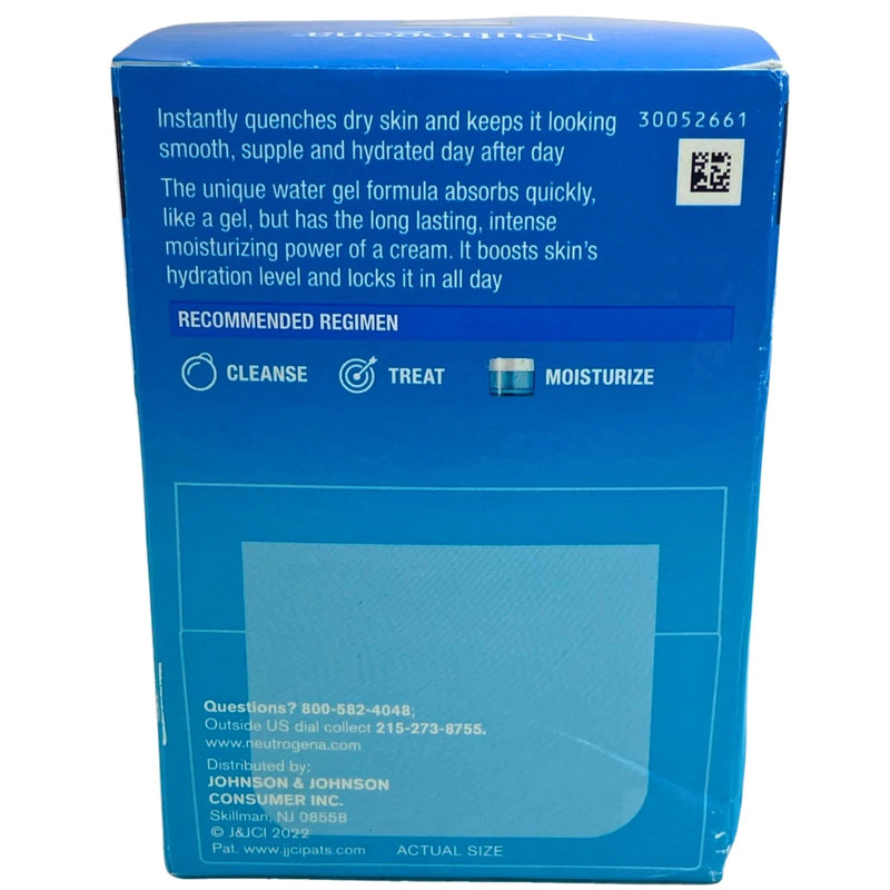 Neutrogena Hydro Boost Hyaluronic Acid Water Gel Facial Moisturizer 1.7 Oz 3 Pac