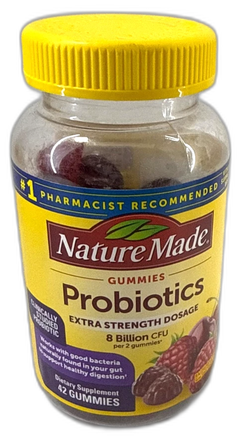 Nature Made Probiotics 42 Gummies Digestive 126 Total Exp 05/27 Pack of 3 New