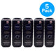 NIVEA Men Active Clean 3-in-1 Body Wash Charcoal 16.9 oz 5 Pack New