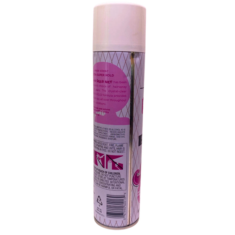Aqua Net All Weather Extra Super Hold Professional Hairspray Fresh Scent 11 oz