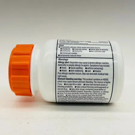 Motrin IB Ibuprofen Tablets 200mg 225 Coated Caplets (EXP: 03/2027, New)