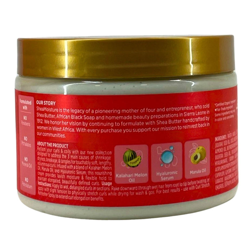 SheaMoisture Kalahari Melon Oil Curl Stretch Multi-Tasking Volume Cream 11 oz