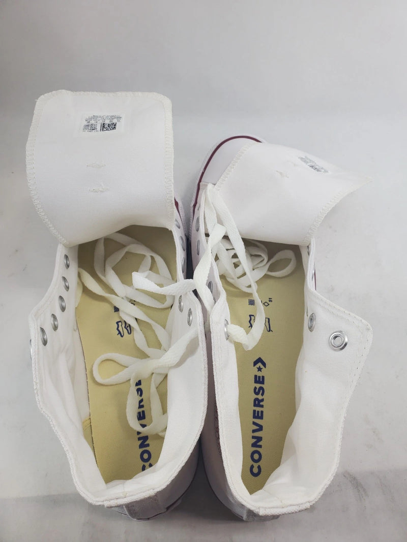 Converse Sneakers White/Red/Navy Size 10 Men's Excellent