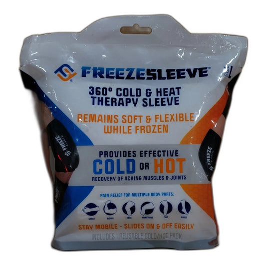 FreezeSleeve Hot Cold Therapy Sleeve Size S/M L Pain Relief Wrap Exp 02/27 New