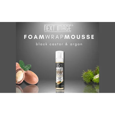 NEXT IMAGE - Foam Wrap Locking Mousse [Black Castor & Argan] 8 oz 4