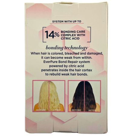 L’Oreal EverPure Bond Repair Kit Pre-Shampoo, Shampoo, Conditioner- New 2