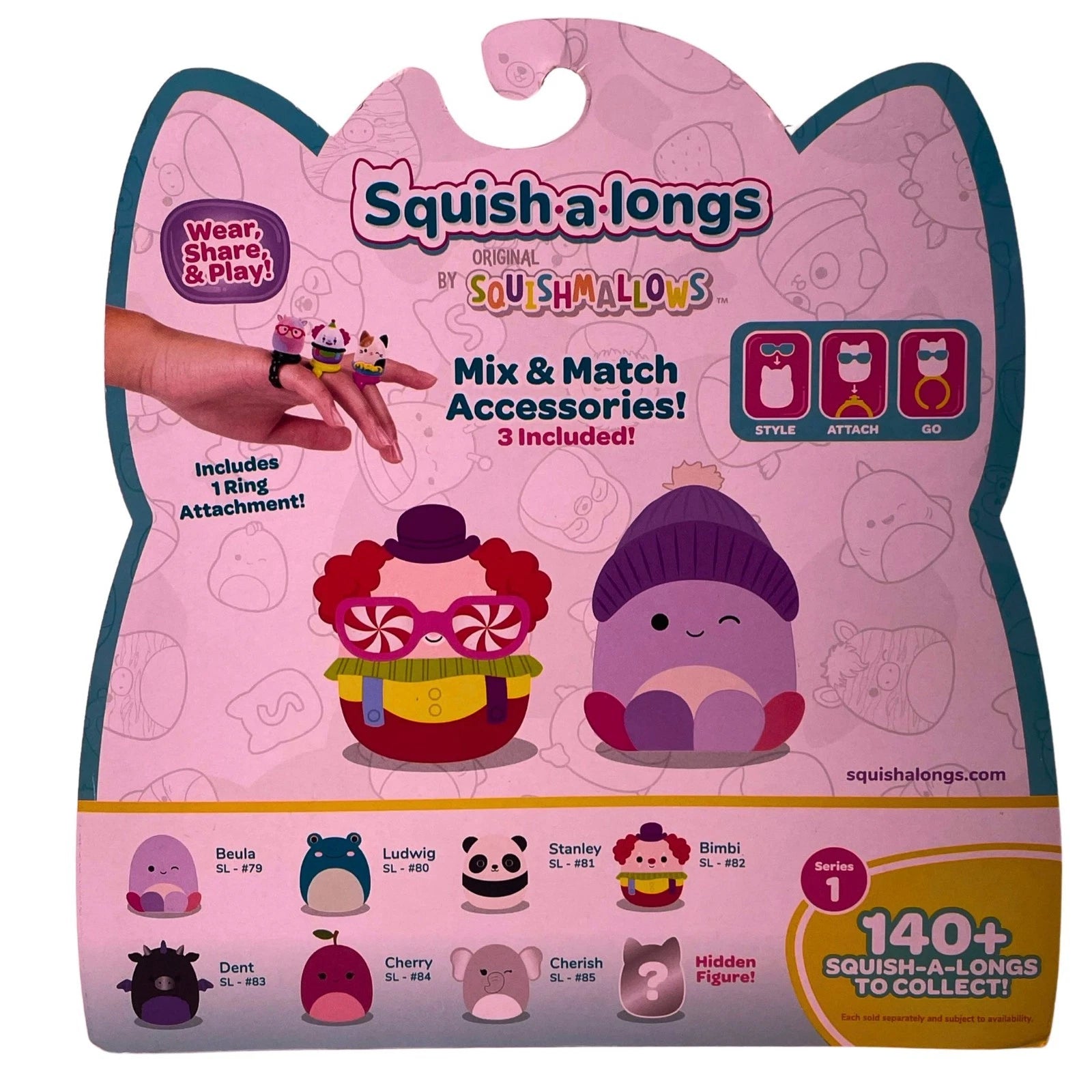 Squishmallows Squish a Longs 11 Piece Figure Set 2 Pack New