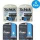 Schick Hydro Skin Comfort Dry Skin Razor Refills - 8ct - 4 Pack