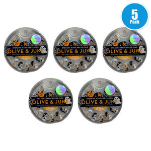 Olive & June Press-On Short Round Halloween Forever Nails Manicure Pack of 5 New