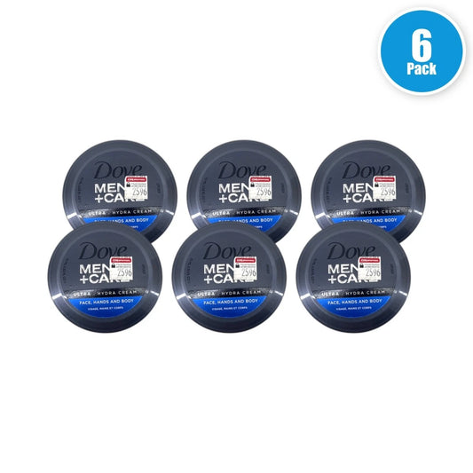 Dove Men + Care Ultra Hydra Cream Face 75ml 24 Hour Moisturization Pack of 6 New