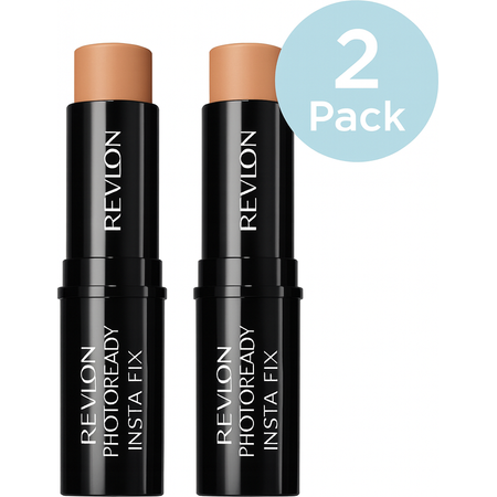 Revlon Insta-Fix Foundation Stick Medium Beige 0.31 oz 2 Pack New 1
