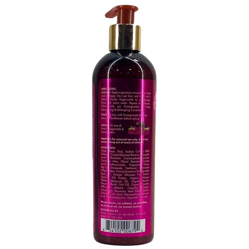 Mielle Organics Pomegranate & Honey Moisturizing Detangling Shampoo 2 Pack New
