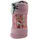 Hello Kitty Christmas Plush Throw Blanket Pink Holiday Presents Tree 45 in x 55