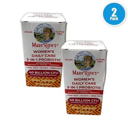 Mary Ruth's Probiotic Capsules Supplement 60 Total Exp 02/27 Pack of 2 New