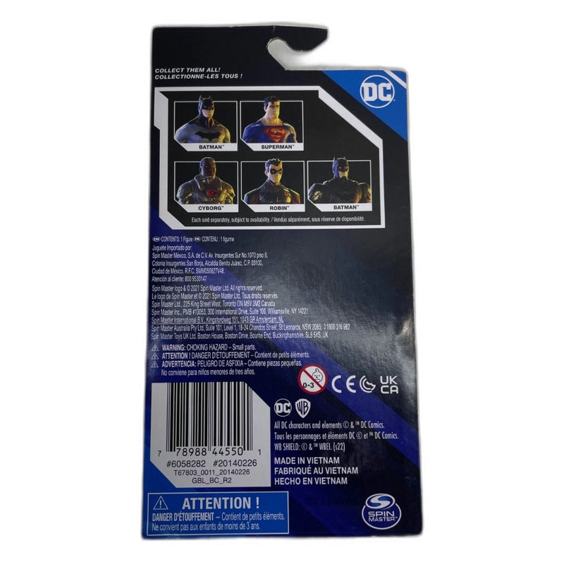 DC Comics Cyborg Grey Red Action Figure 6 Inch Spin Master Box Pack of 3 New