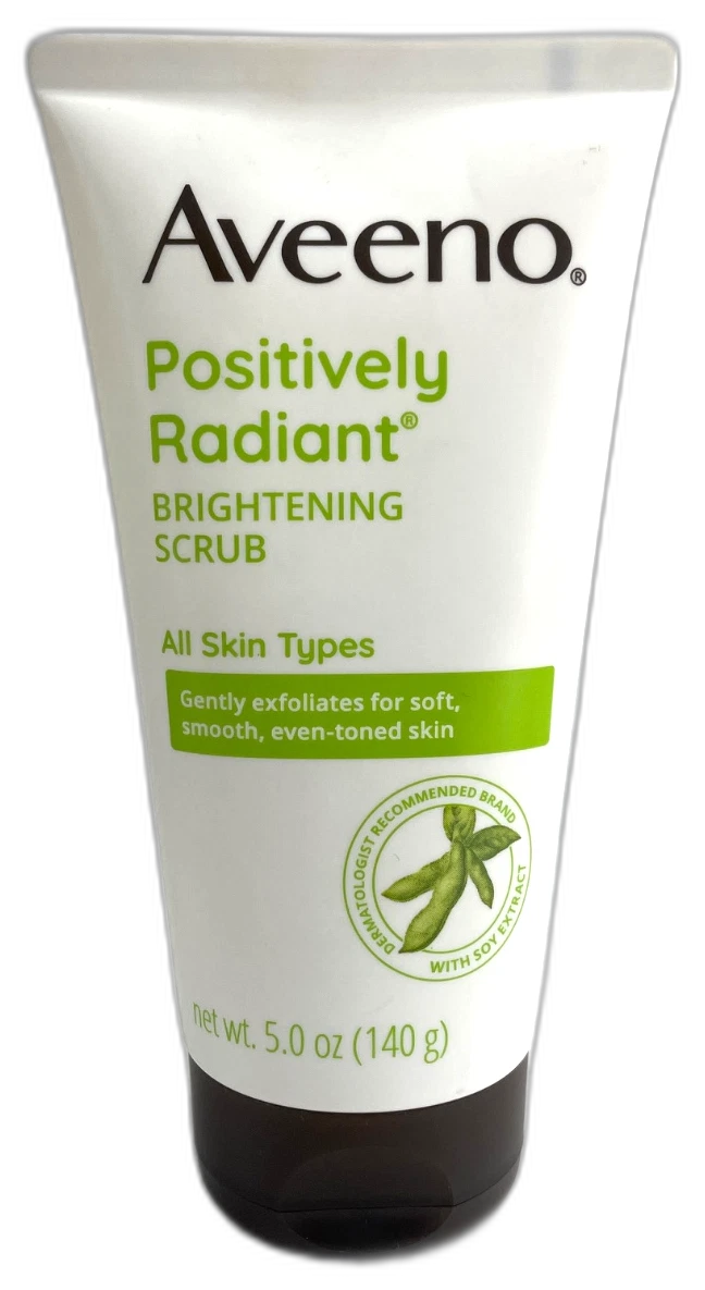 Brightening Daily Facial Scrub Soy Extract 5oz Gentle Exfoliating Pack of 3 New