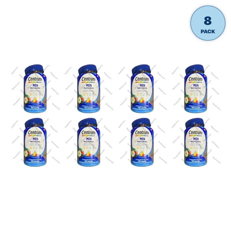 Centrum Men Multigummies 100ct Fruit Flavor Pack of 8 New
