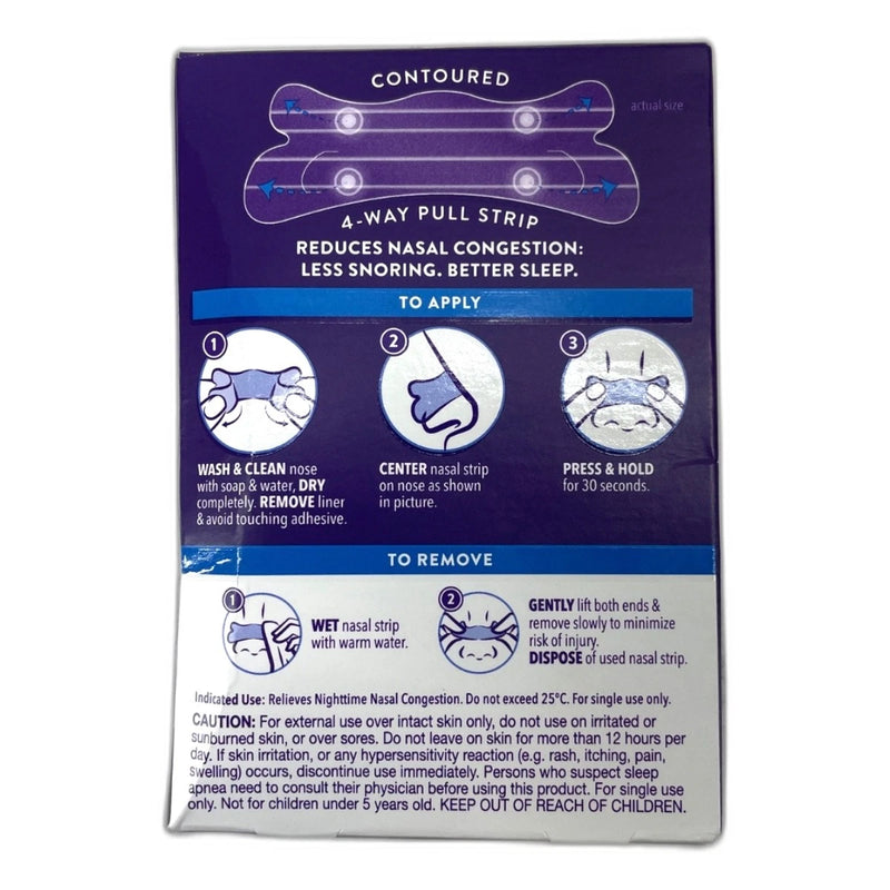 Vicks ZzzQuil Ultra Sleep Nasal Breathe 52 Total Exp 12/27 Pack of 2 New