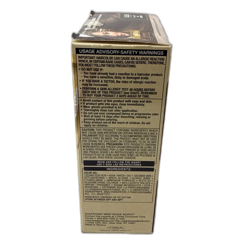 L'Oreal Superior Preference UL61 Ultra Light Ash Brown Hair Color Pack of 4 New