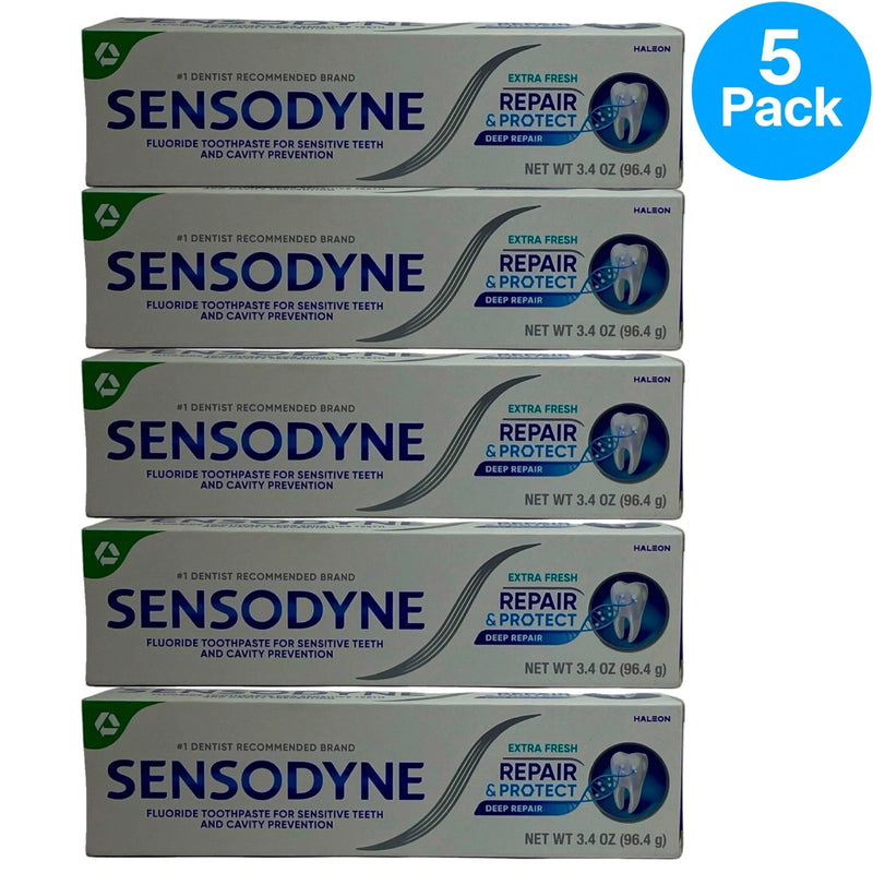 Sensodyne Repair & Protect Deep Repair Extra Fresh Fluoride Toothpaste 3.4 oz