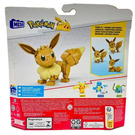 Mega Pokémon Build & Show Eevee 215 Pcs 1 Pack New Sealed