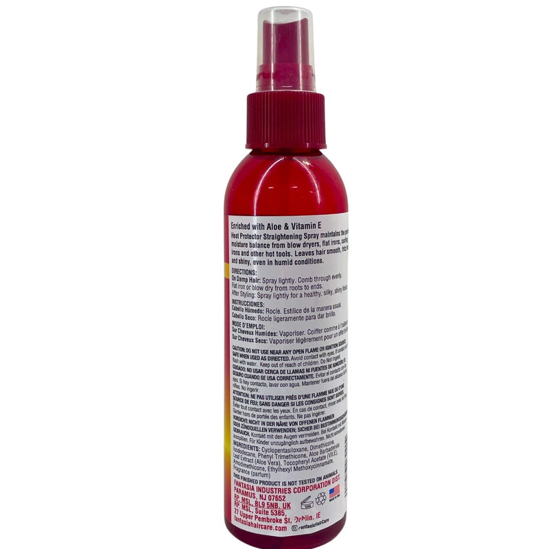 Fantasia IC Hair Polisher Heat Protector Straightening Spray Enriched with Aloe