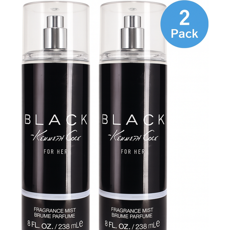 Kenneth Cole Black For Her Body Mist 8oz - 2 Pack - New 1