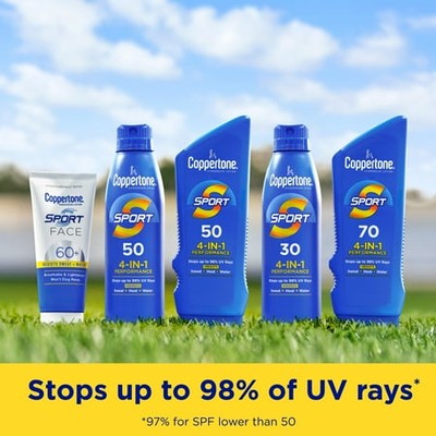 Coppertone Sport SPF 70 Sunscreen Spray 5.5 Oz 8