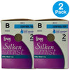 L'eggs Silken Mist Control Top Silky Sheer Tights in Nude, Size B, 2-pack box shot